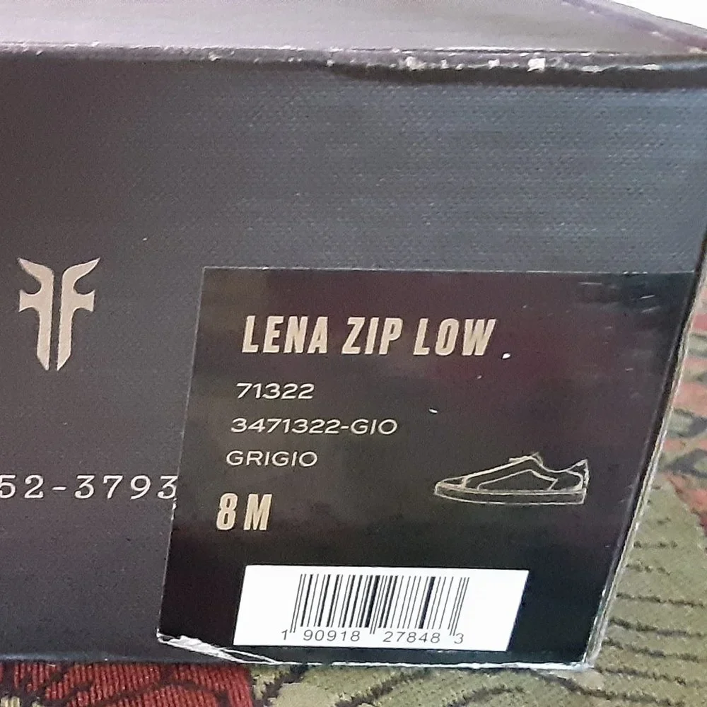 Frye Women's Lena Zip Low Sneaker - Size 8 - Picture 8 of 9